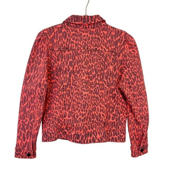 NEW MOTHER The Puffy Bruiser Jacket in Radioactive Paws Leopard Small - Picture 6 of 12